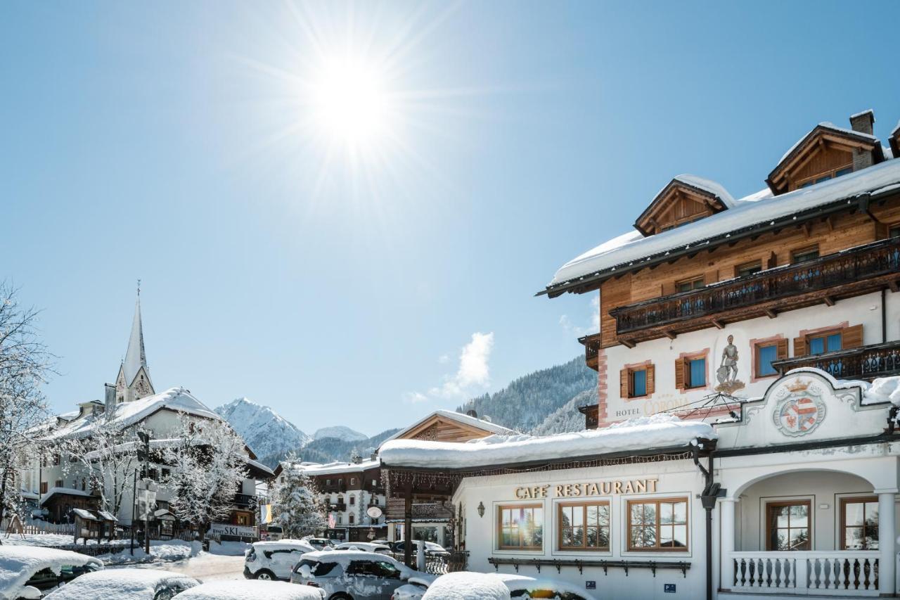 Kristallhotel Corona-Krone Al Plan di Mareo Buitenkant foto